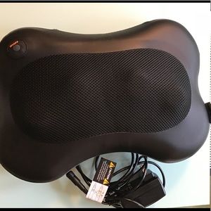 Shiatsu back & neck massage pillow 13”x10”x1 1/2”